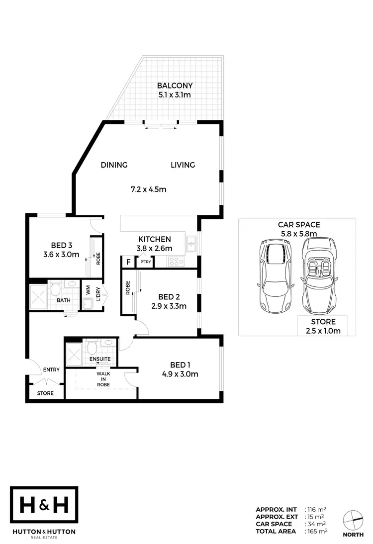 Floorplan of Homely apartment listing, 688/17 Duncan Street, West End QLD 4101