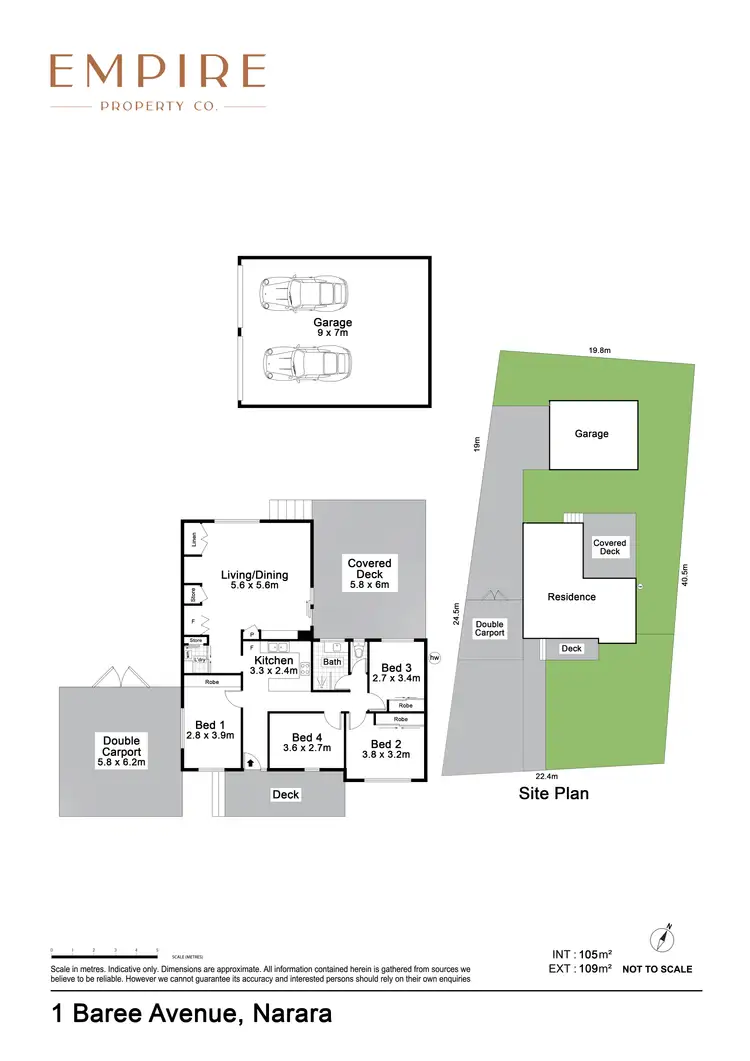 Floorplan of Homely house listing, 1 Barree Avenue, Narara NSW 2250