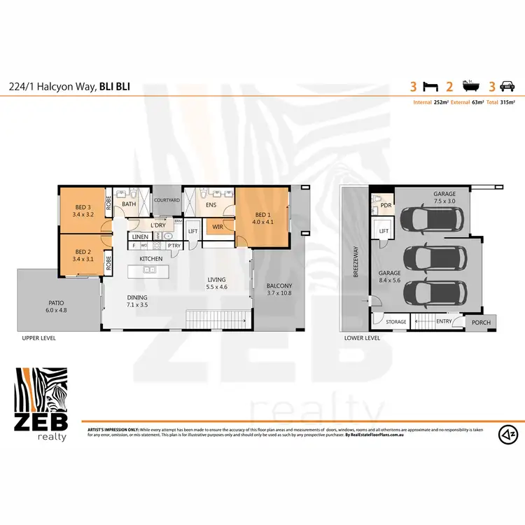 Floorplan of Homely house listing, 224/1 Halcyon Way, Bli Bli QLD 4560