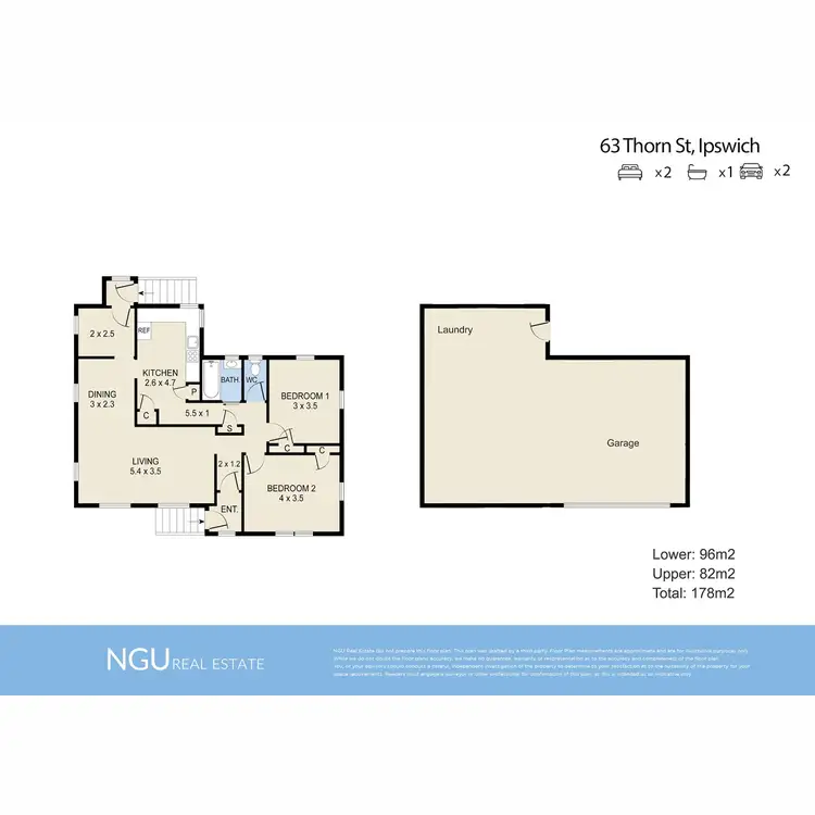 Floorplan of Homely house listing, 63 Thorn Street, Ipswich QLD 4305