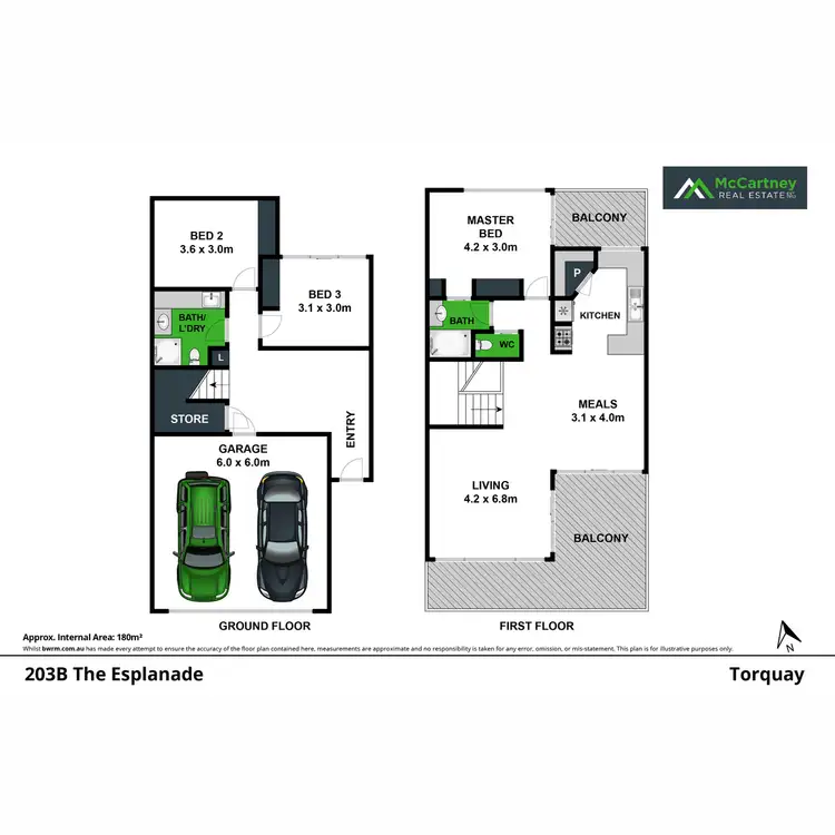 Floorplan of Homely house listing, 203B The Esplanade, Torquay VIC 3228