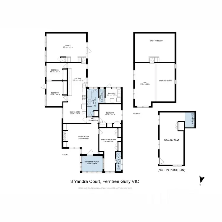 Floorplan of Homely house listing, 3 Yandra Court, Ferntree Gully VIC 3156