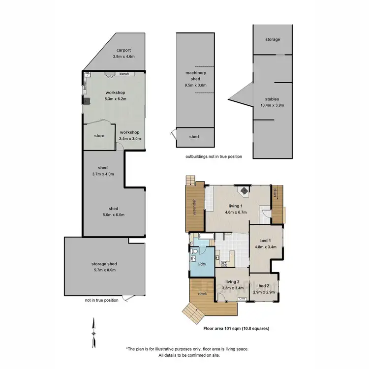 Floorplan of Homely house listing, 1/8 Aura Vale, Menzies Creek VIC 3159