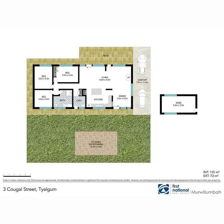 Floorplan of Homely house listing, 3 Cougal Street, Tyalgum NSW 2484