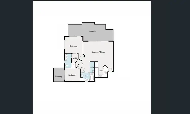 Floorplan of Homely apartment listing, 9/64 Lambert Street, Kangaroo Point QLD 4169