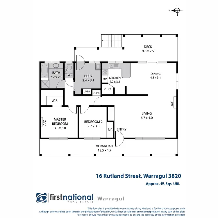 Floorplan of Homely house listing, 16 Rutland Street, Warragul VIC 3820