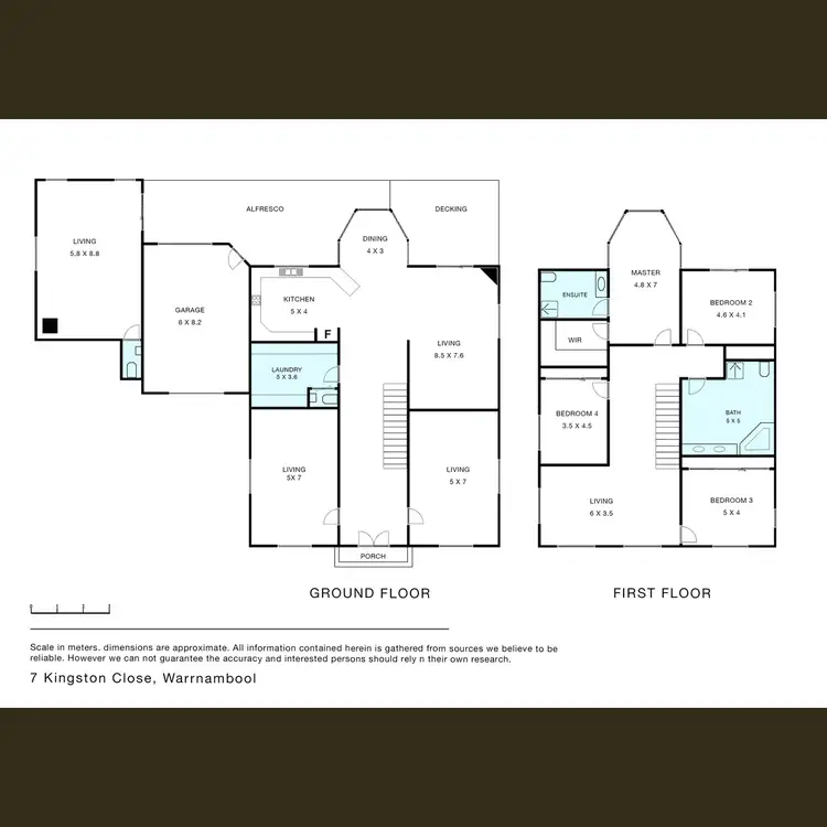Floorplan of Homely house listing, 7 Kingston Close, Warrnambool VIC 3280