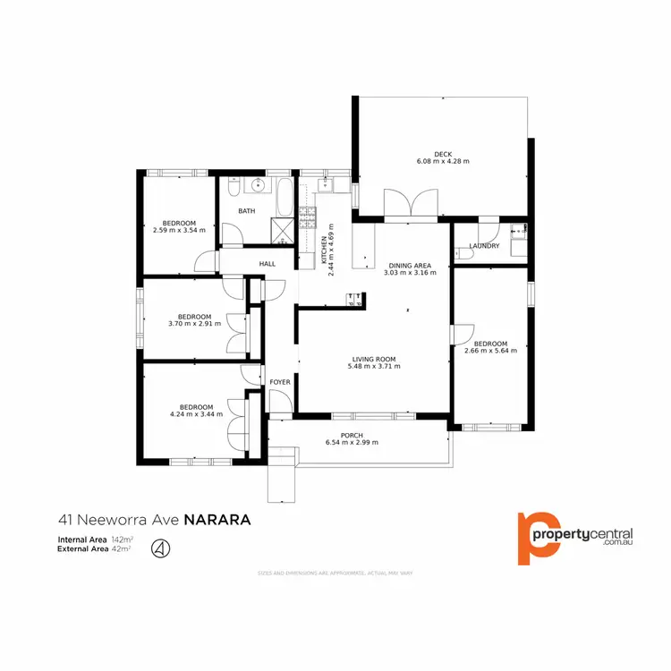 Floorplan of Homely house listing, 41 Neeworra Avenue, Narara NSW 2250