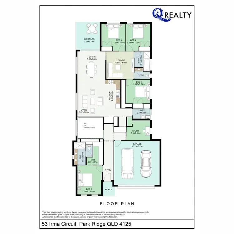 Floorplan of Homely house listing, 53 Irma Circuit, Park Ridge QLD 4125