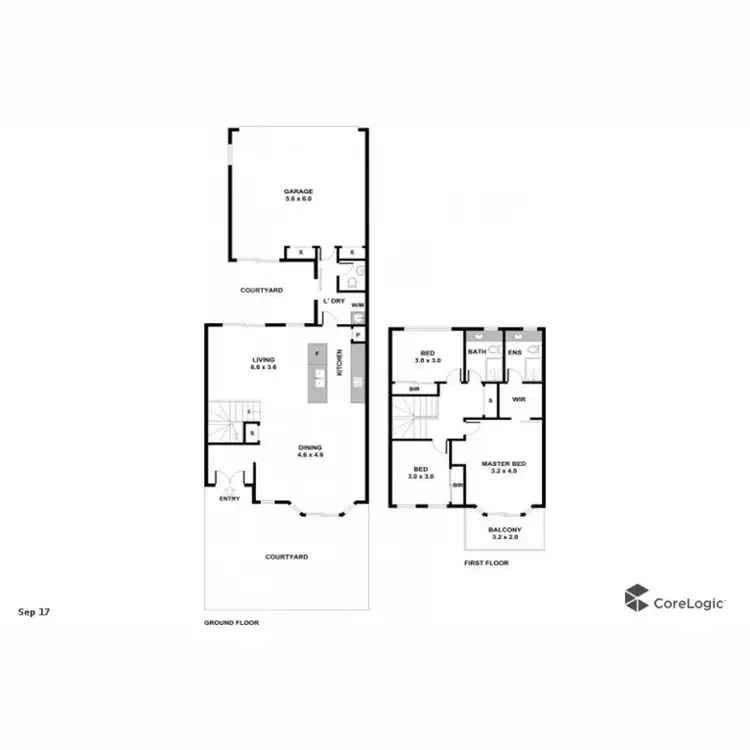 Floorplan of Homely townhouse listing, 100/80 McIntyre Street, Hendra QLD 4011