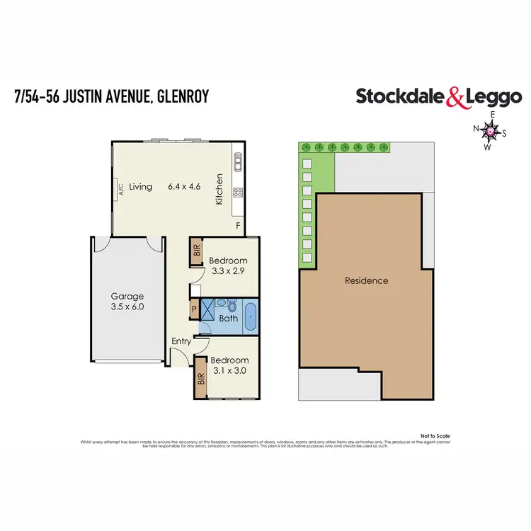 Floorplan of Homely unit listing, 7/54-56 Justin Avenue, Glenroy VIC 3046