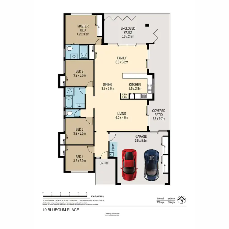 Floorplan of Homely house listing, 19 Bluegum Place, Taigum QLD 4018