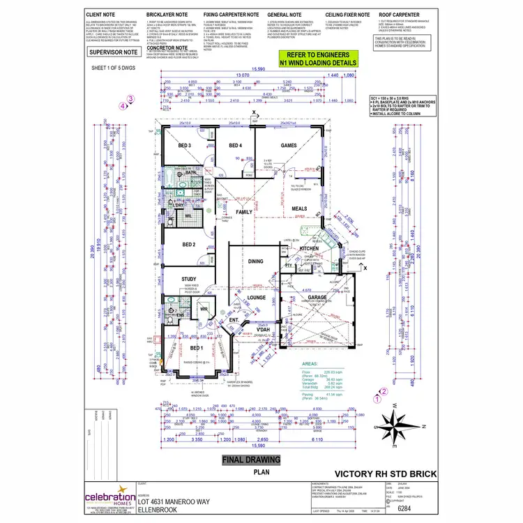 Floorplan of Homely house listing, 17 Maneroo Way, Ellenbrook WA 6069