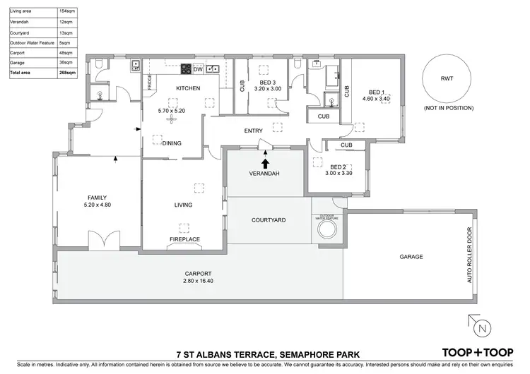 Floorplan of Homely house listing, 7 St Albans Terrace, Semaphore Park SA 5019