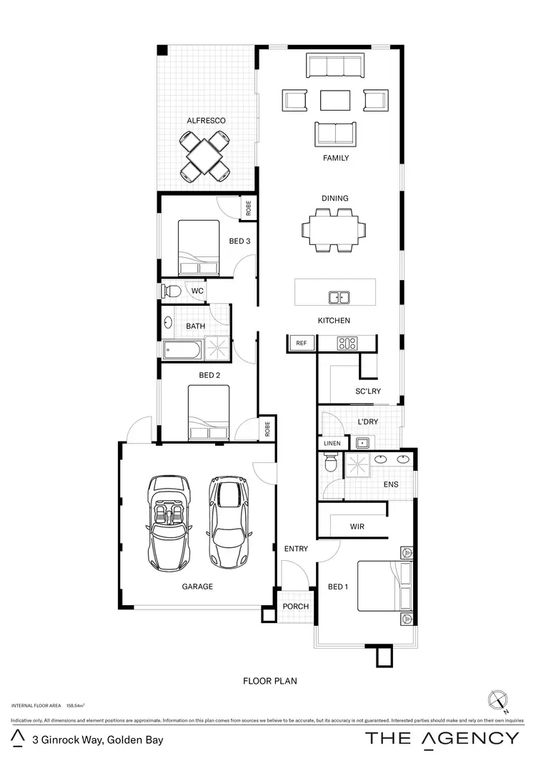 Floorplan of Homely house listing, 3 Ginrock Way, Golden Bay WA 6174