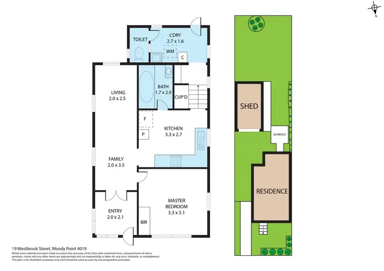 Floorplan of Homely house listing, 19 Westbrook Street, Woody Point QLD 4019