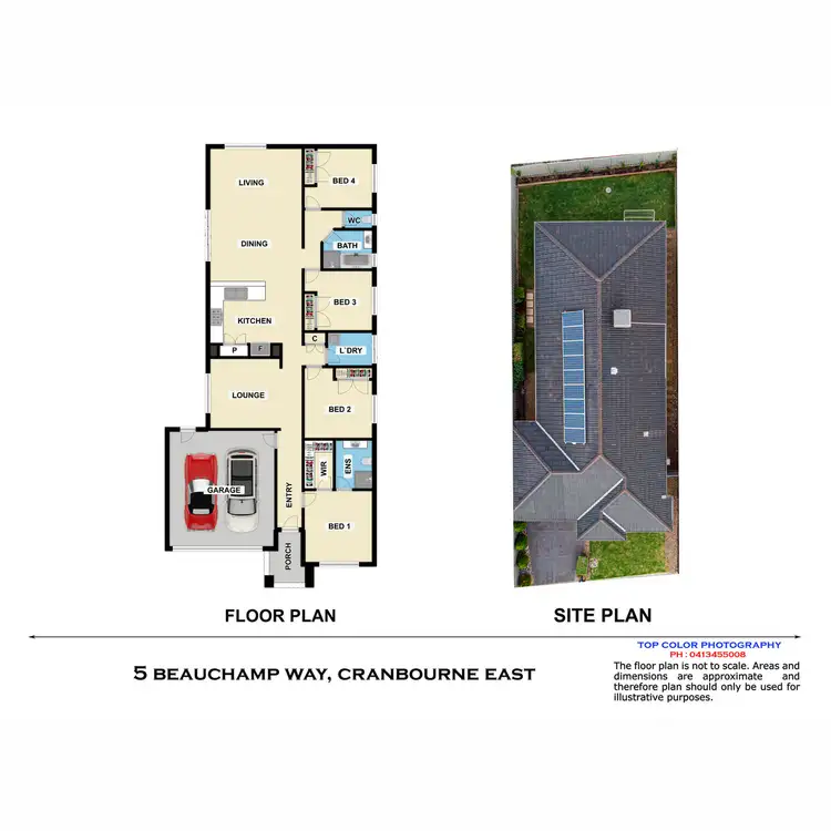 Floorplan of Homely house listing, 5 Beauchamp Way, Cranbourne East VIC 3977