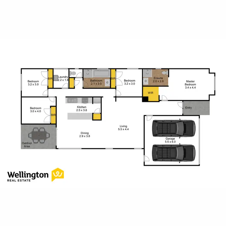 Floorplan of Homely house listing, 9 Ashton Street, Sale VIC 3850
