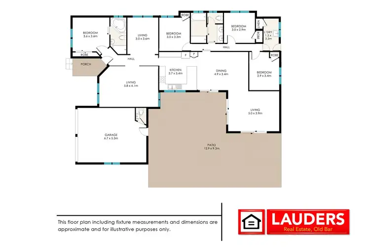 Floorplan of Homely house listing, 51 Clerke Street, Old Bar NSW 2430