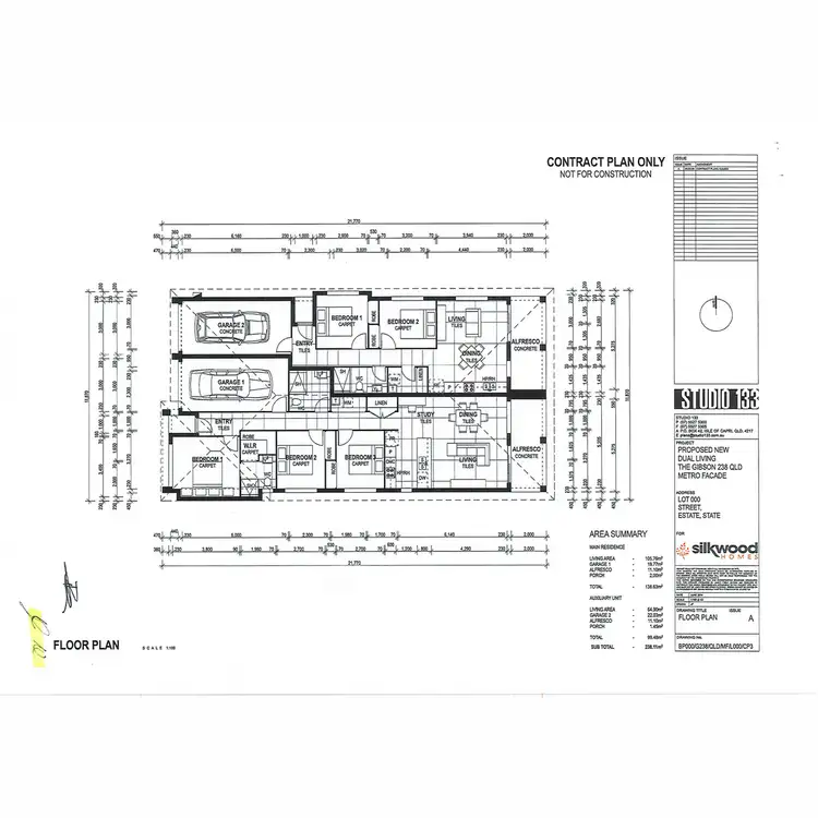 Floorplan of Homely semi-detached listing, 1&2/149 Gregory Street, Wulkuraka QLD 4305