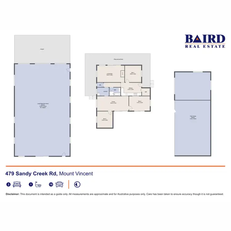 Floorplan of Homely rural property listing, 479 Sandy Creek Road, Mount Vincent NSW 2323