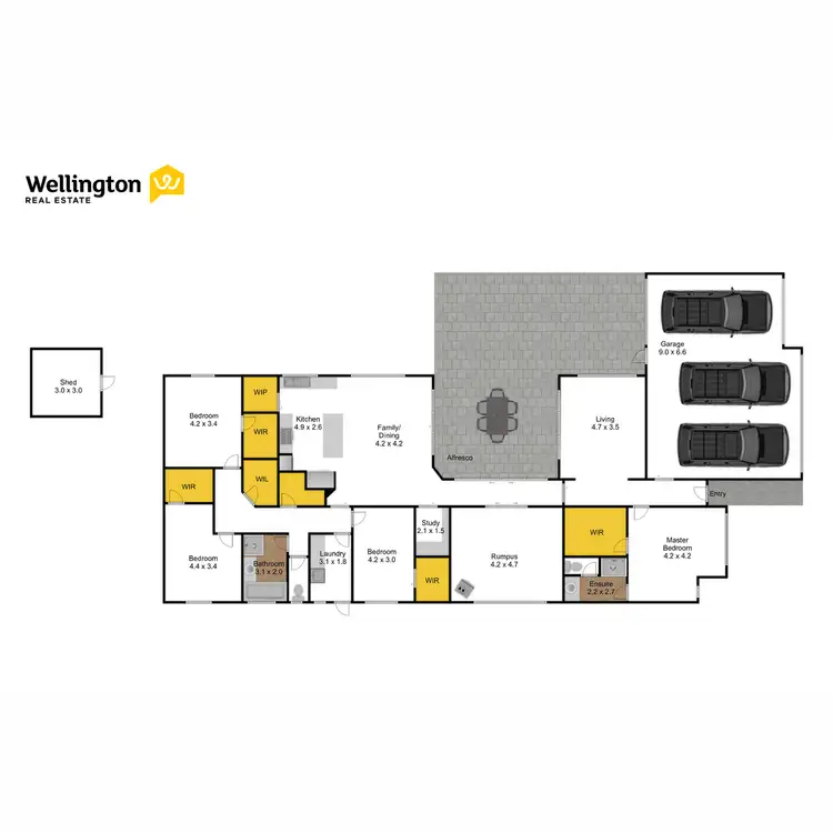 Floorplan of Homely house listing, 5 Speechley Court, Sale VIC 3850