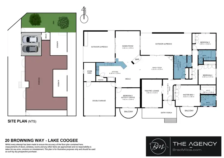 Floorplan of Homely house listing, 20 Browning Way, Lake Coogee WA 6166