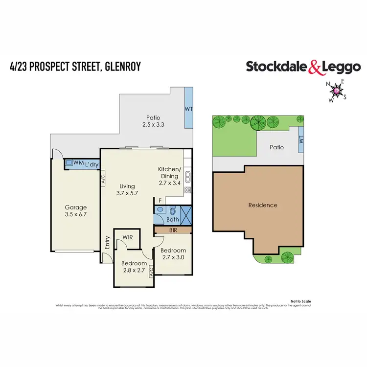 Floorplan of Homely unit listing, 4/23 Prospect Street, Glenroy VIC 3046