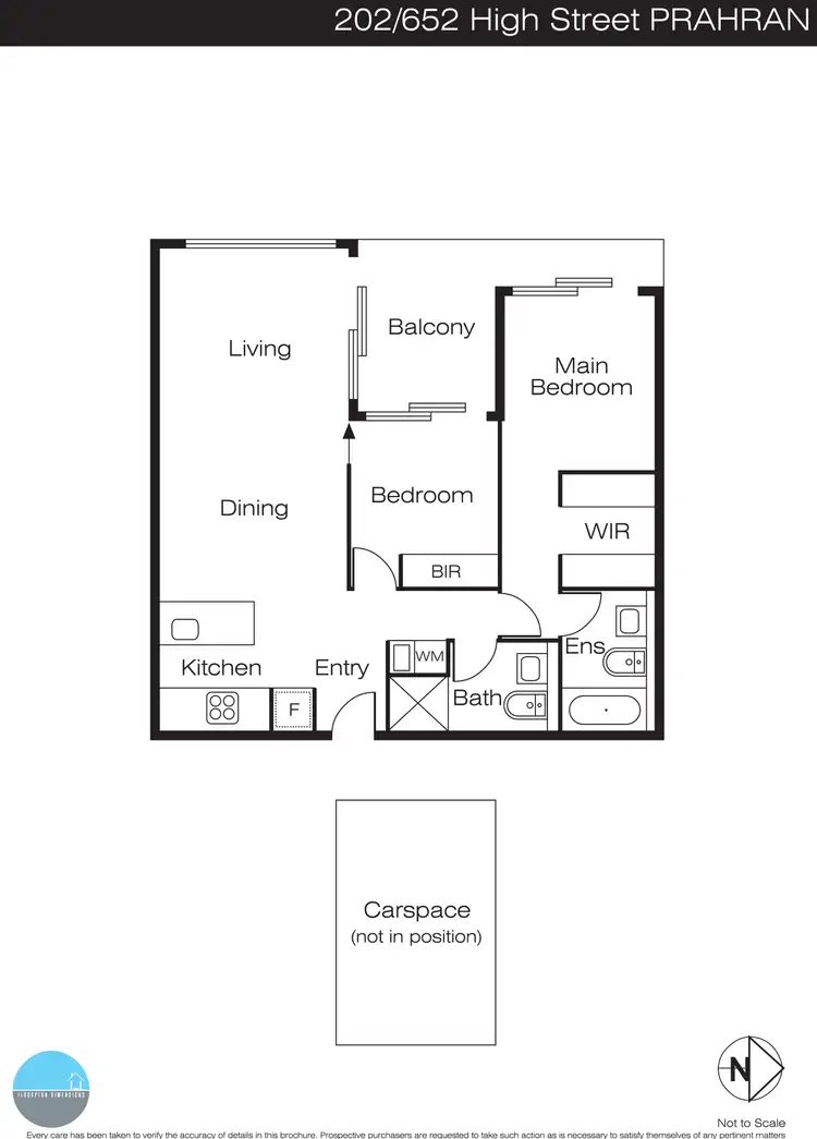 Floorplan of Homely apartment listing, 202/652 High Street, Prahran VIC 3181