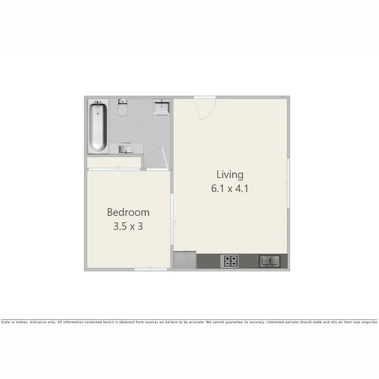 Floorplan of Homely apartment listing, 103/100 Bowen Street, Spring Hill QLD 4000
