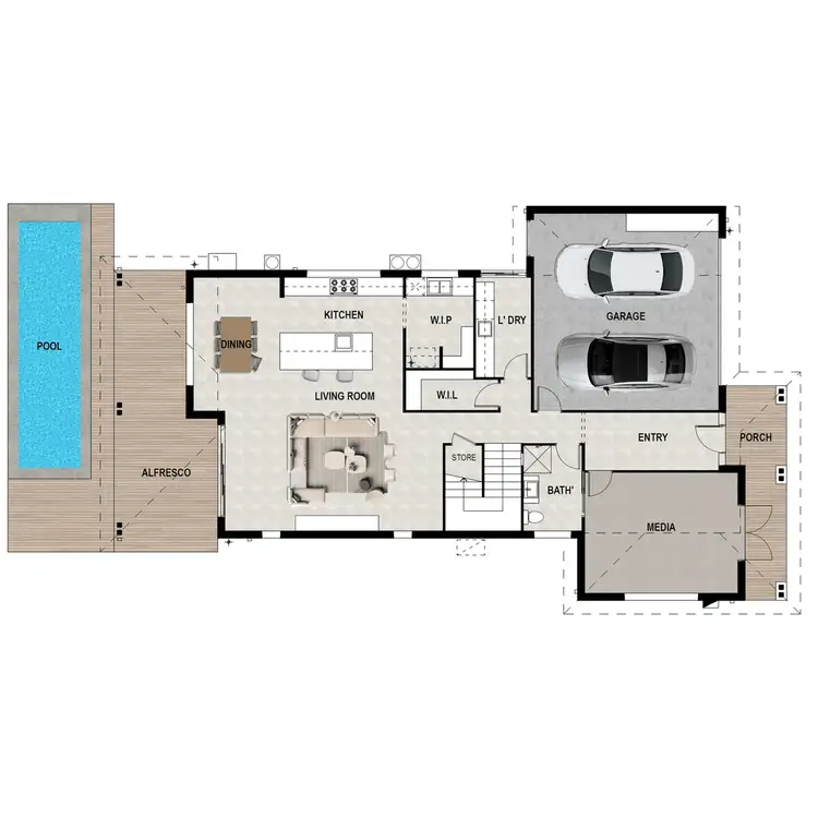 Floorplan of Homely house listing, 21 Hamilton Drive, Jacobs Well QLD 4208