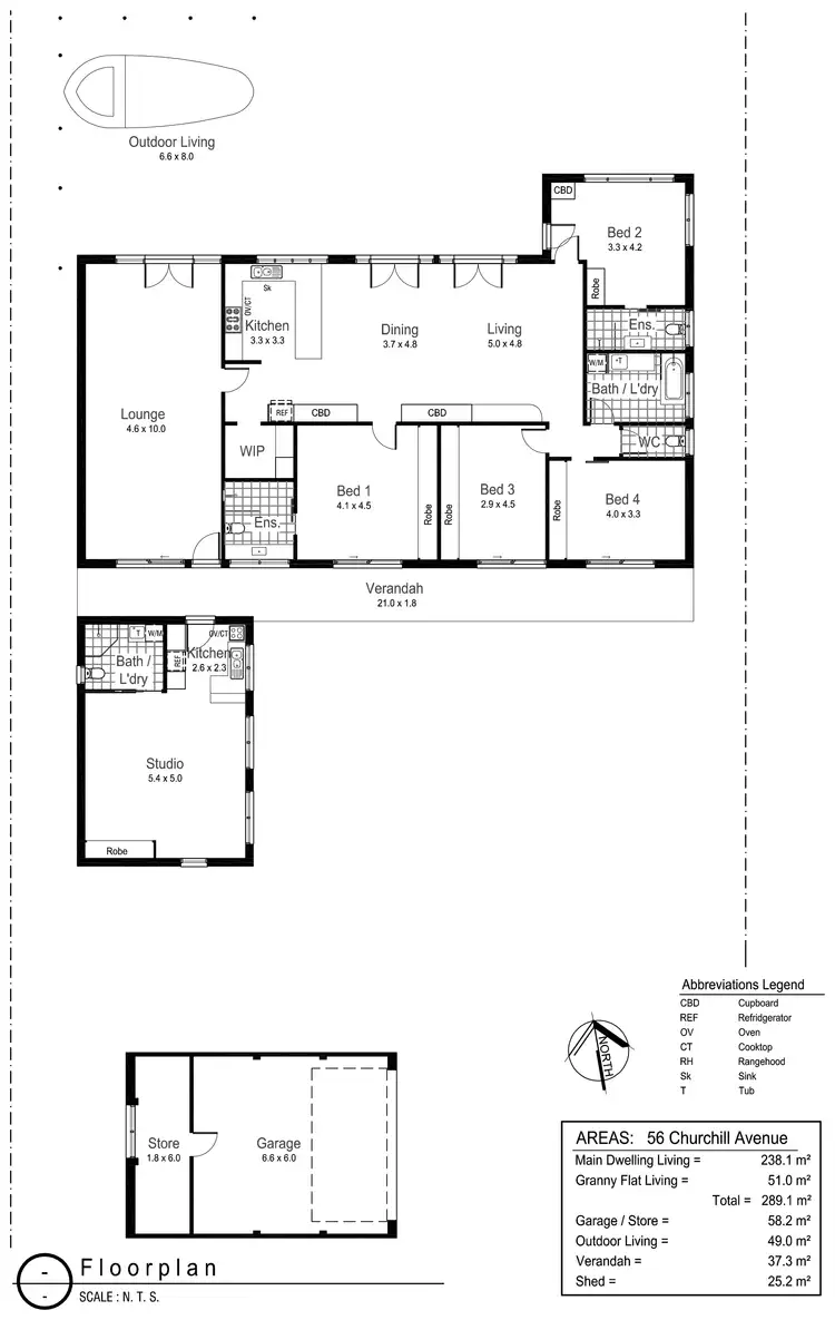 Floorplan of Homely house listing, 56 Churchill Avenue, Kooringal NSW 2650