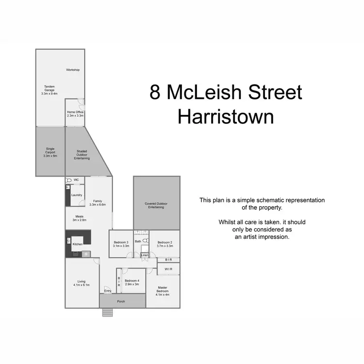 Floorplan of Homely house listing, 8 McLeish Street, Harristown QLD 4350