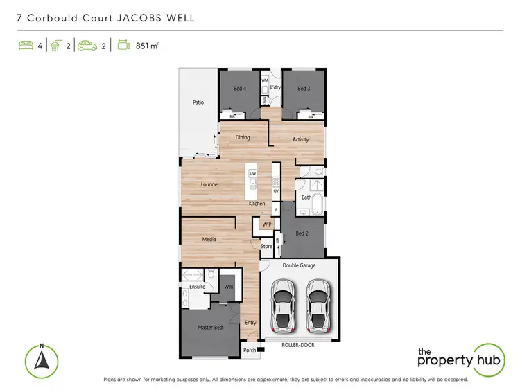 Floorplan of Homely house listing, 7 Corbould Court, Jacobs Well QLD 4208