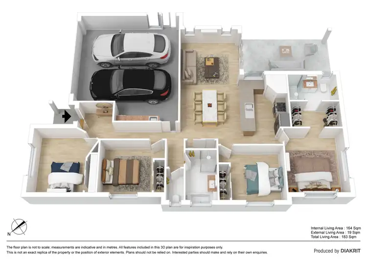 Floorplan of Homely house listing, 77 Goldstar Circuit, Caboolture QLD 4510