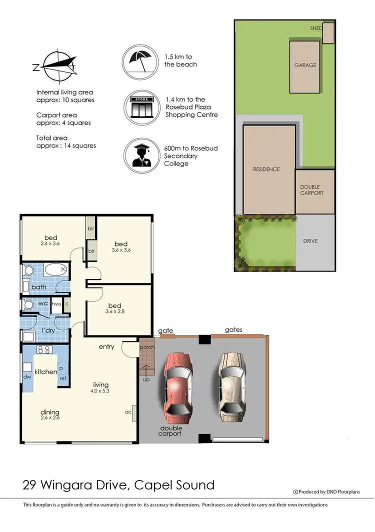 Floorplan of Homely house listing, 29 Wingara Drive, Capel Sound VIC 3940