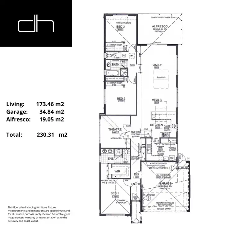Floorplan of Homely house listing, 23 Montana Crescent, Alkimos WA 6038