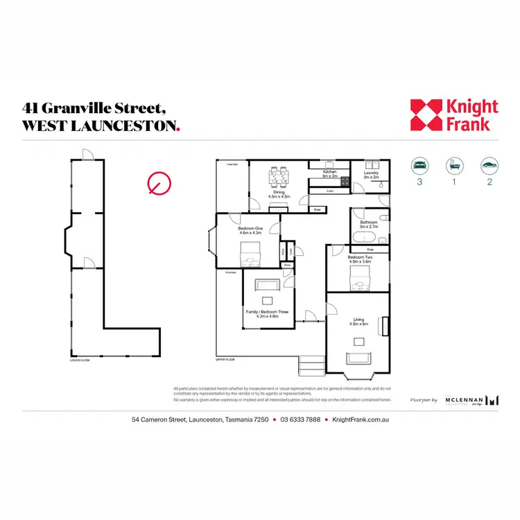 Floorplan of Homely house listing, 3/12 Granville Street, West Launceston TAS 7250