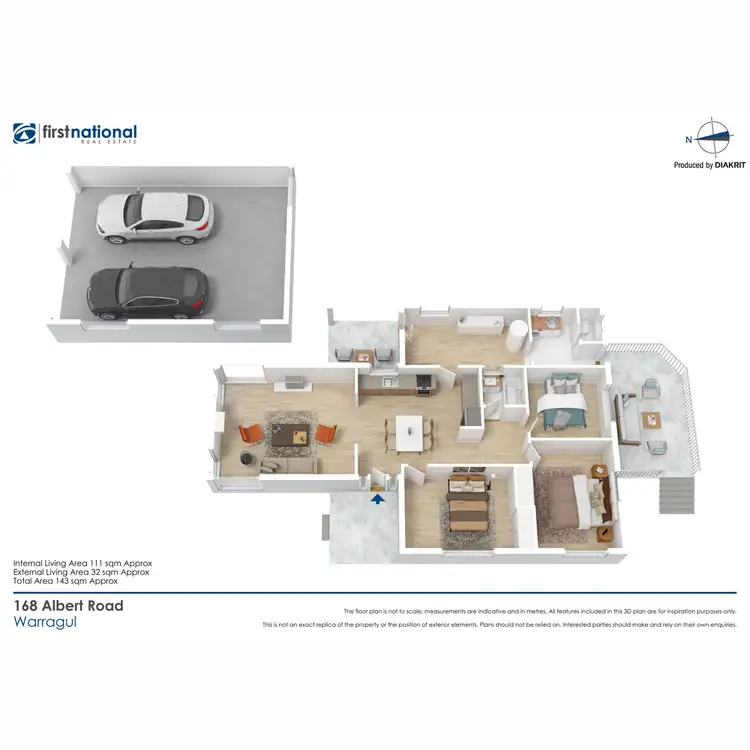 Floorplan of Homely house listing, 168 Albert Road, Warragul VIC 3820