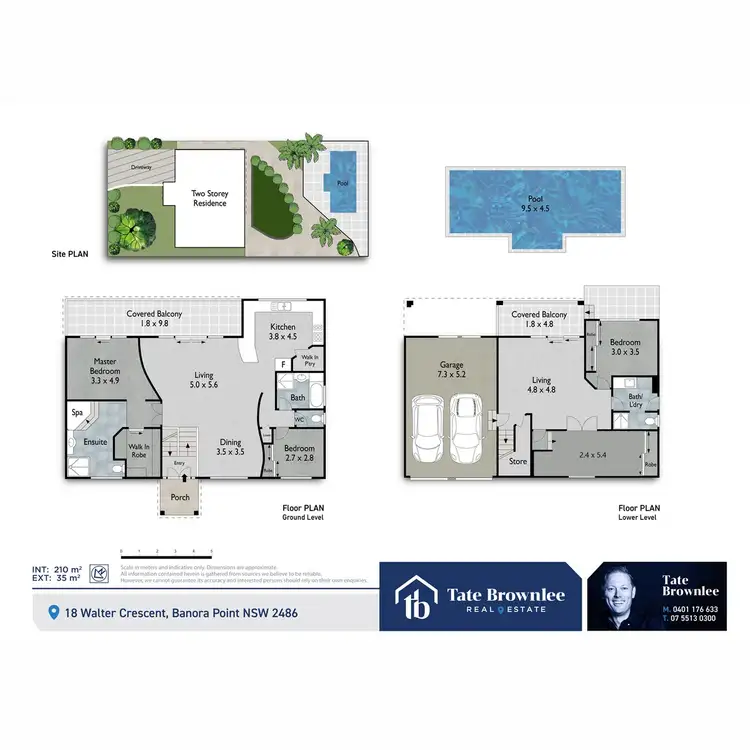Floorplan of Homely house listing, 18 Walter Crescent, Banora Point NSW 2486