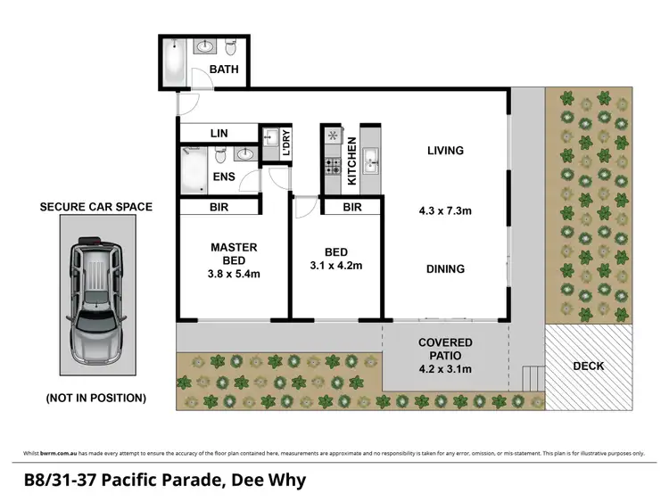 Floorplan of Homely apartment listing, B8/31-37 Pacific Parade, Dee Why NSW 2099