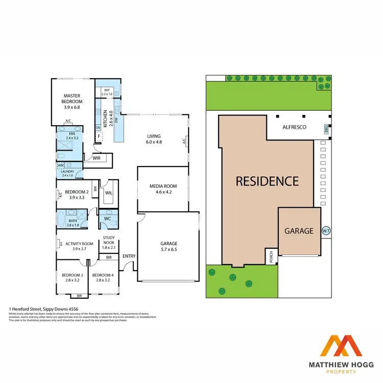 Floorplan of Homely house listing, 1 Hereford Street, Sippy Downs QLD 4556