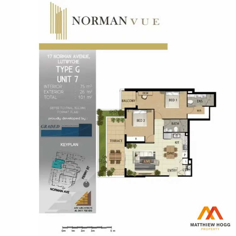 Floorplan of Homely apartment listing, 7/15 Norman Avenue, Lutwyche QLD 4030