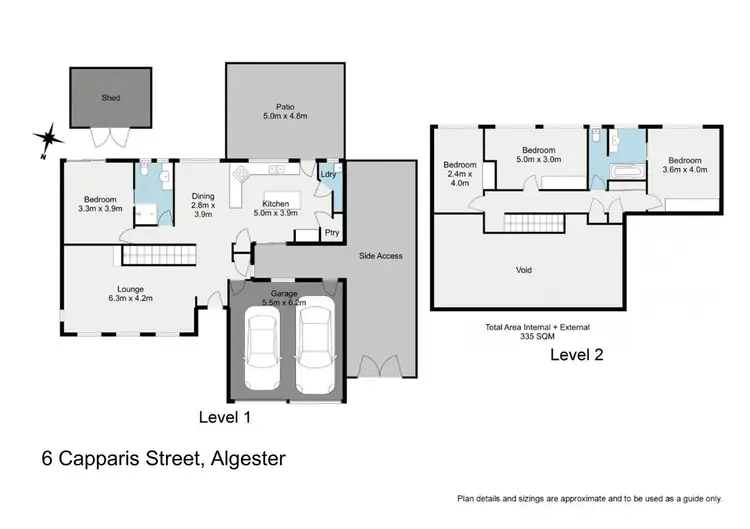 Floorplan of Homely house listing, 6 Capparis Street, Algester QLD 4115
