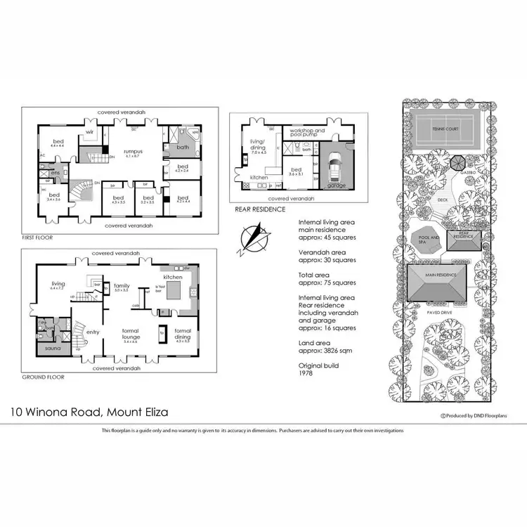 Floorplan of Homely house listing, 10 Winona Road, Mount Eliza VIC 3930