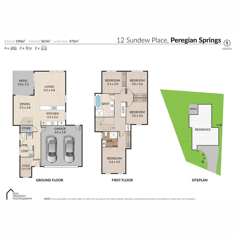 Floorplan of Homely house listing, 12 Sundew Place, Peregian Springs QLD 4573