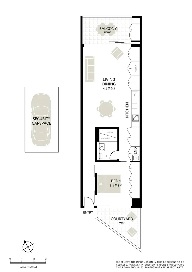 Floorplan of Homely apartment listing, 305/138 Barcom Avenue, Darlinghurst NSW 2010