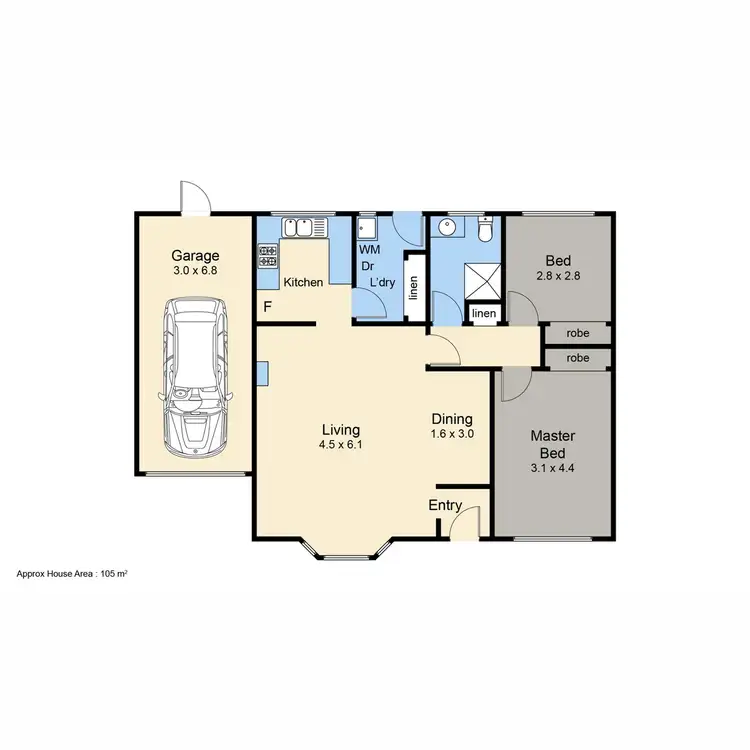 Floorplan of Homely house listing, 4/20 Catherine Street, Mccrae VIC 3938