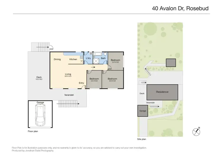 Floorplan of Homely house listing, B1.05 Avalon Drive, Rosebud VIC 3939