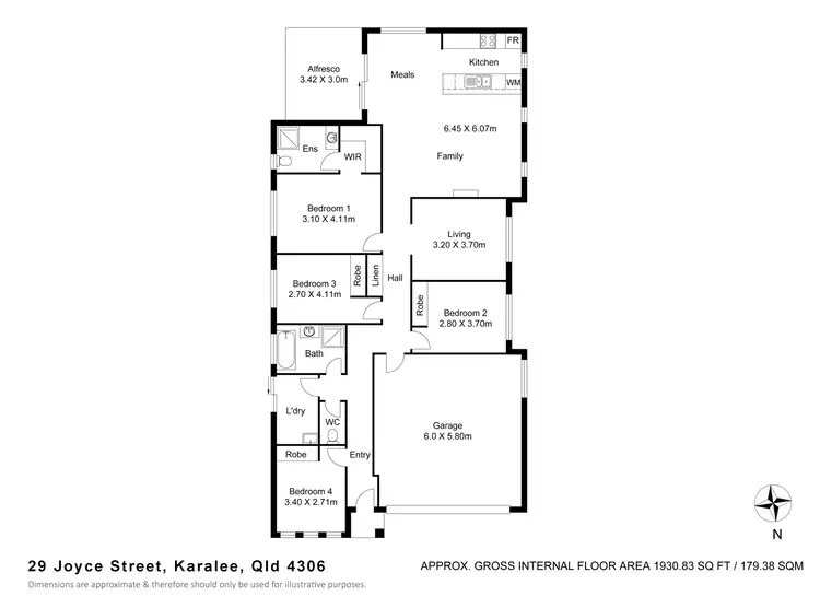 Floorplan of Homely house listing, 29 Joyce Street, Karalee QLD 4306